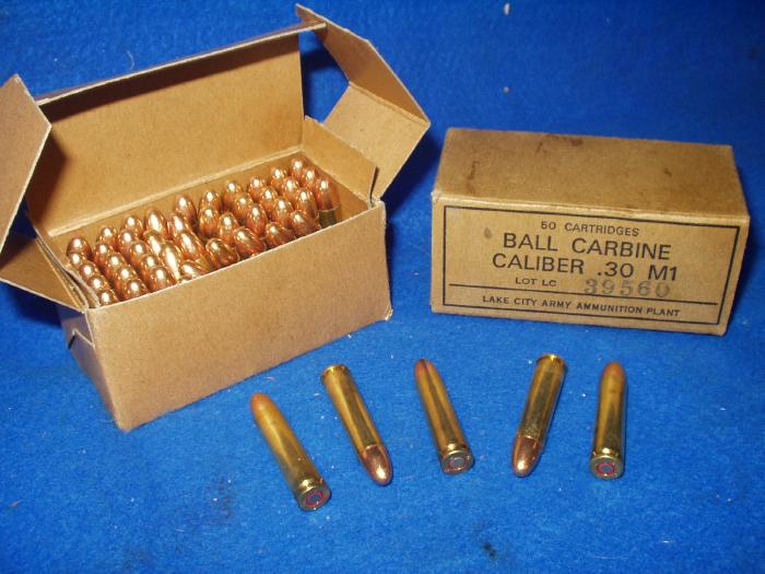 200 Rounds U.S. Military M1 Carbine 30 Cal Ammo For Sale at GunAuction